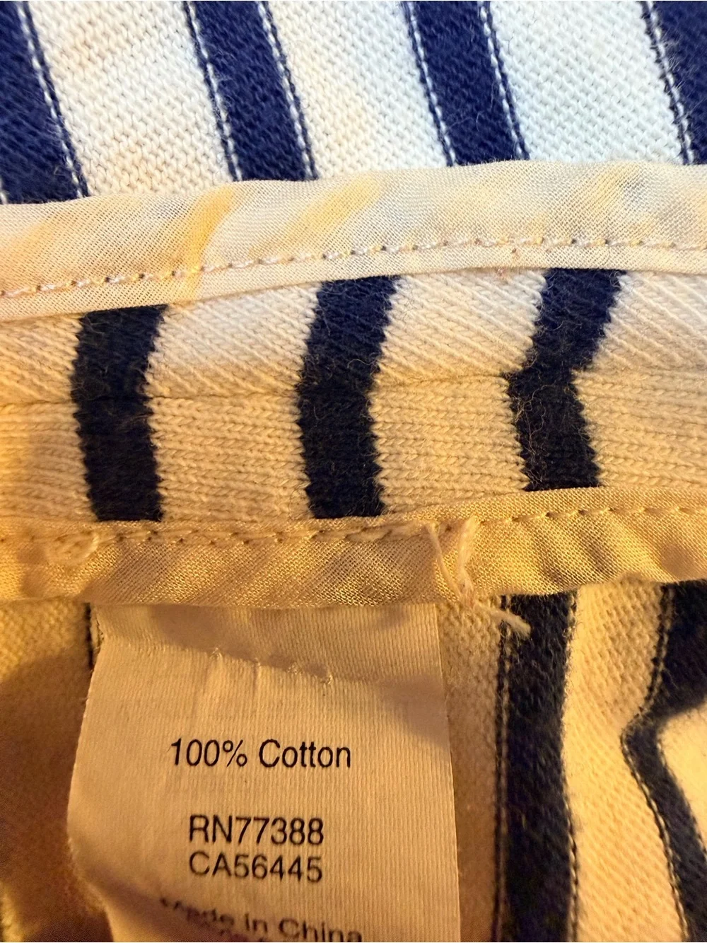 J. Crew Navy and White Striped Nautical Style Blazer